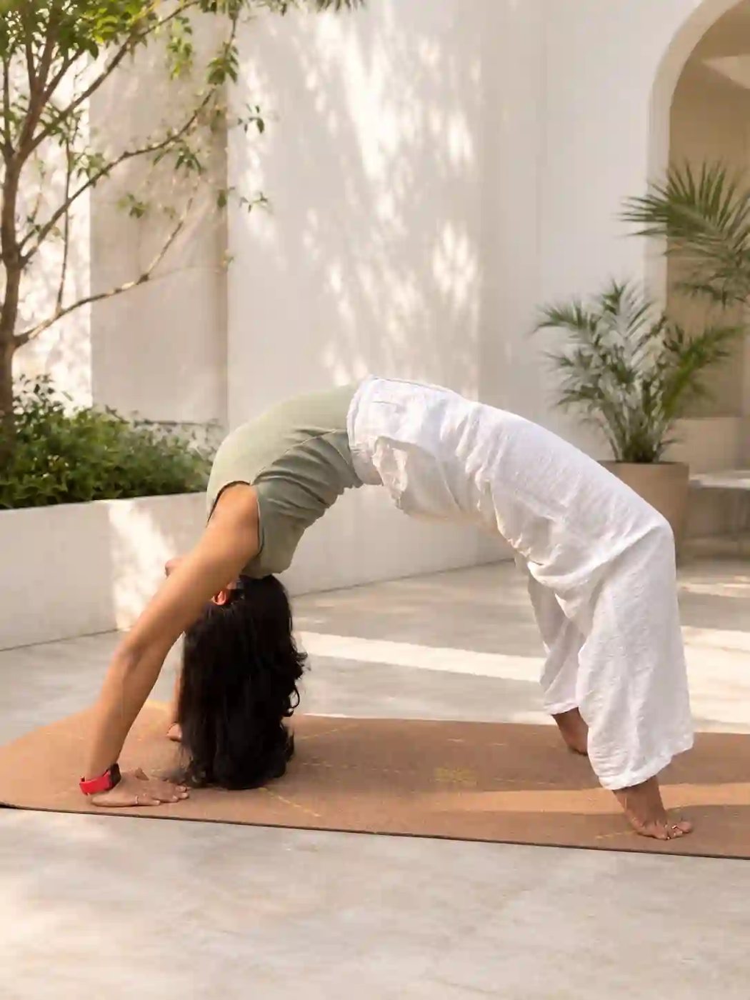 Chakrasana wheel pose